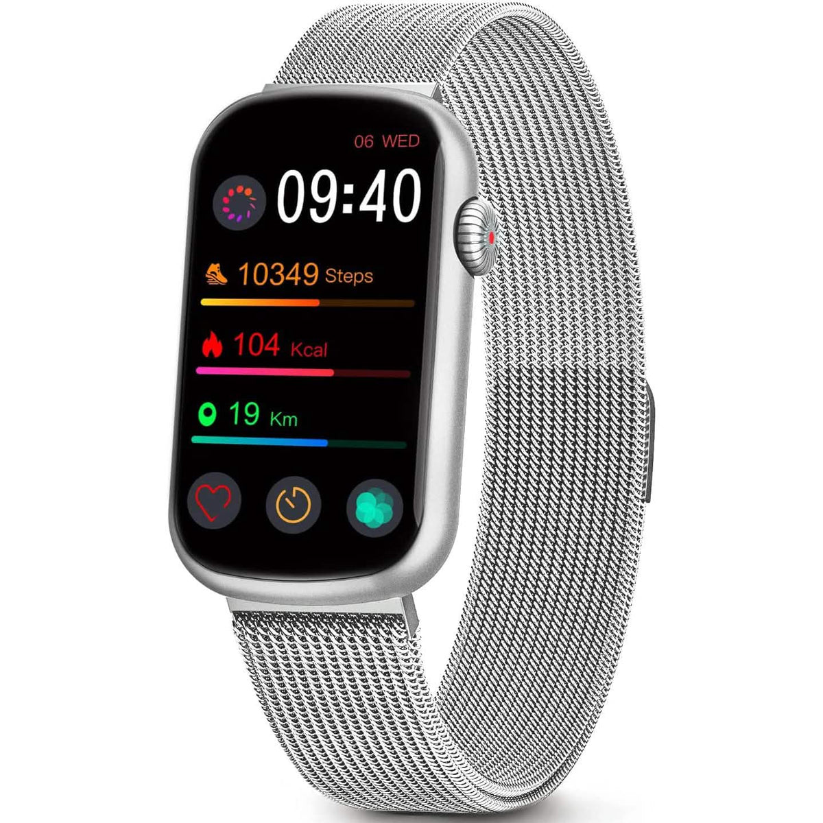 Fitness Tracker with Heart Rate Monitor, Blood Pressure Watch for Women