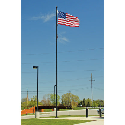 Aluminum Flagpole with Internal Rope & Cam Cleat | Heavy-Duty, Made in USA, Lifetime Warranty