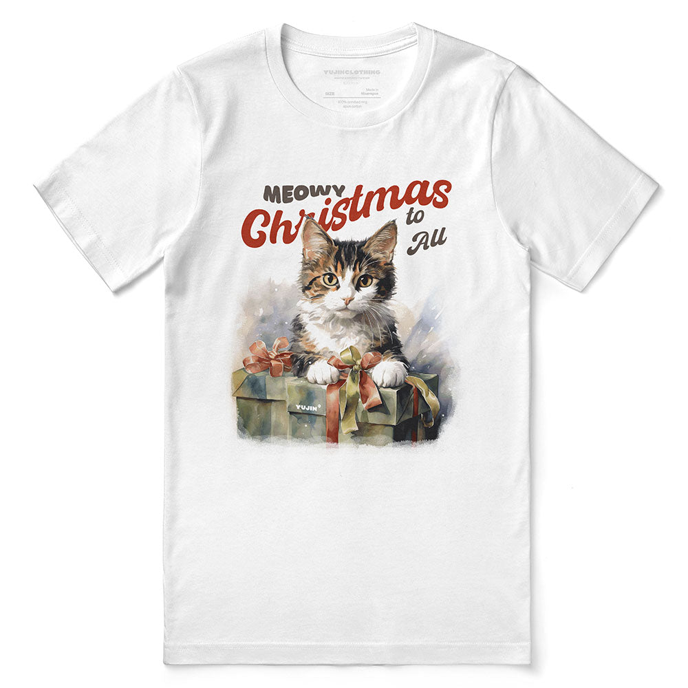 Meow Christmas T-Shirt