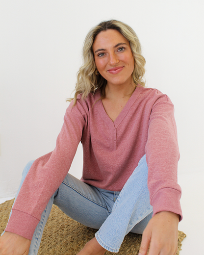 Koloa Fleece V-Neck Sweatshirt