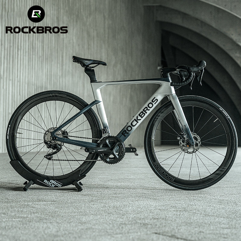ROCKBROS Adjustable Bike Floor Stand for Versatile Tire Sizes