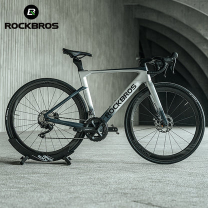 ROCKBROS Adjustable Bike Floor Stand for Versatile Tire Sizes