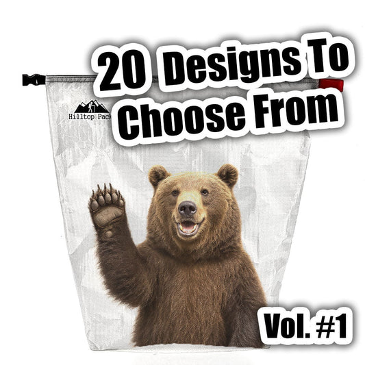 Food Bags Fun Prints Vol #1 (D50T ultralight fabric)