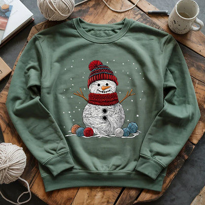 Yarn Snowman Sweatshirt