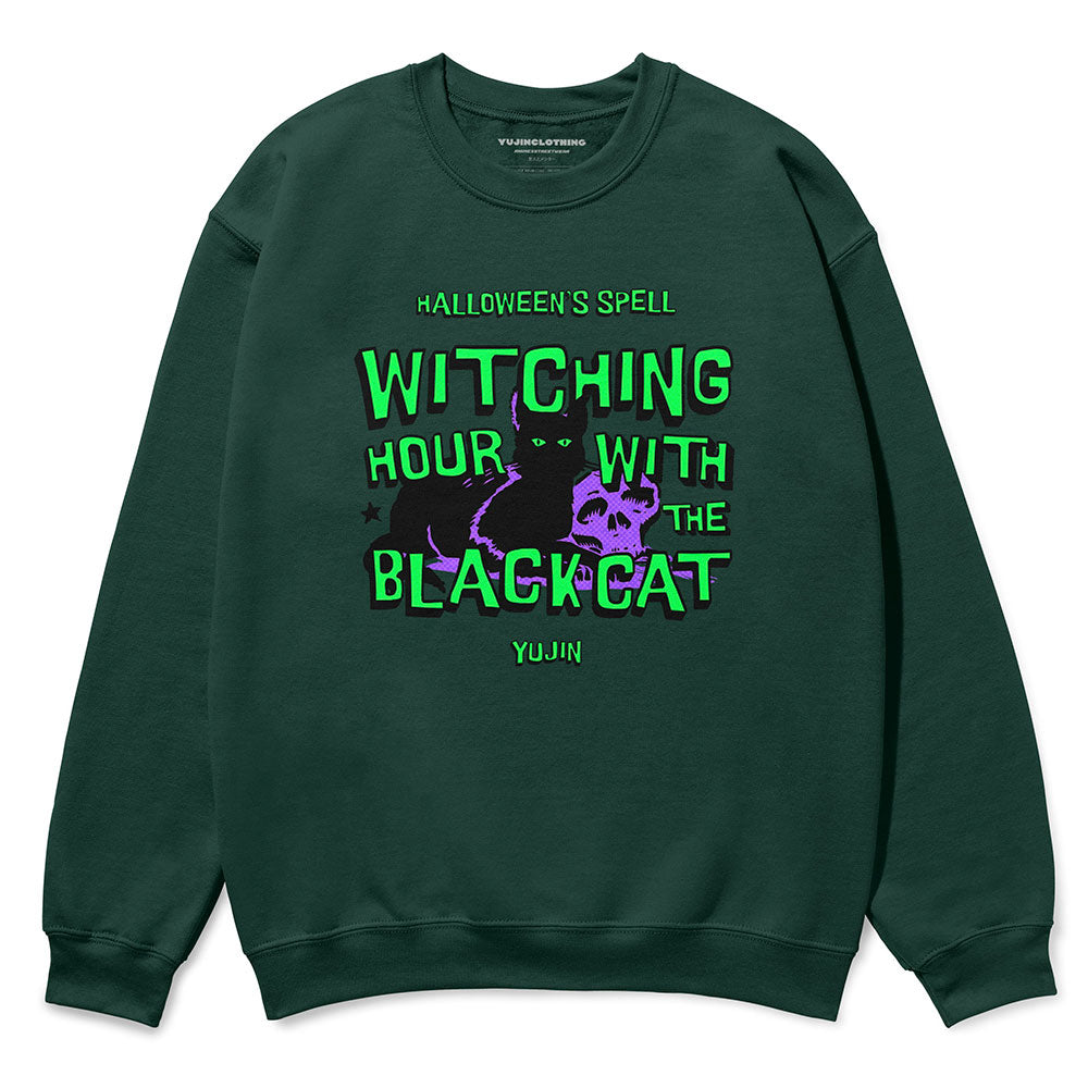Black Cat Spell Sweatshirt