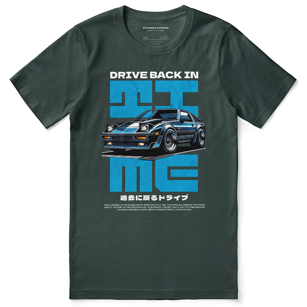 Back In Time Car T-Shirt
