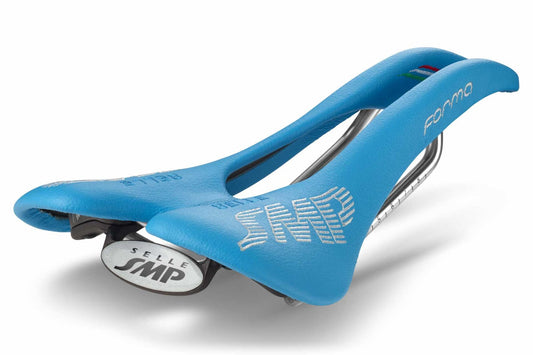 Selle SMP Forma Saddle with Steel Rails (Light Blue)