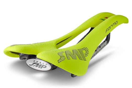 Selle SMP Forma Saddle with Carbon Rails (Fluro Yellow)