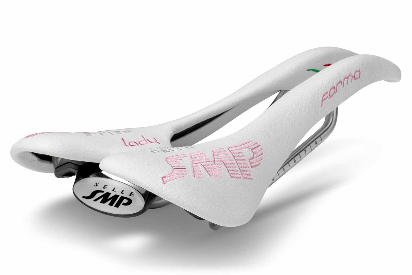 Selle SMP Forma Saddle with Steel Rails (Lady White)