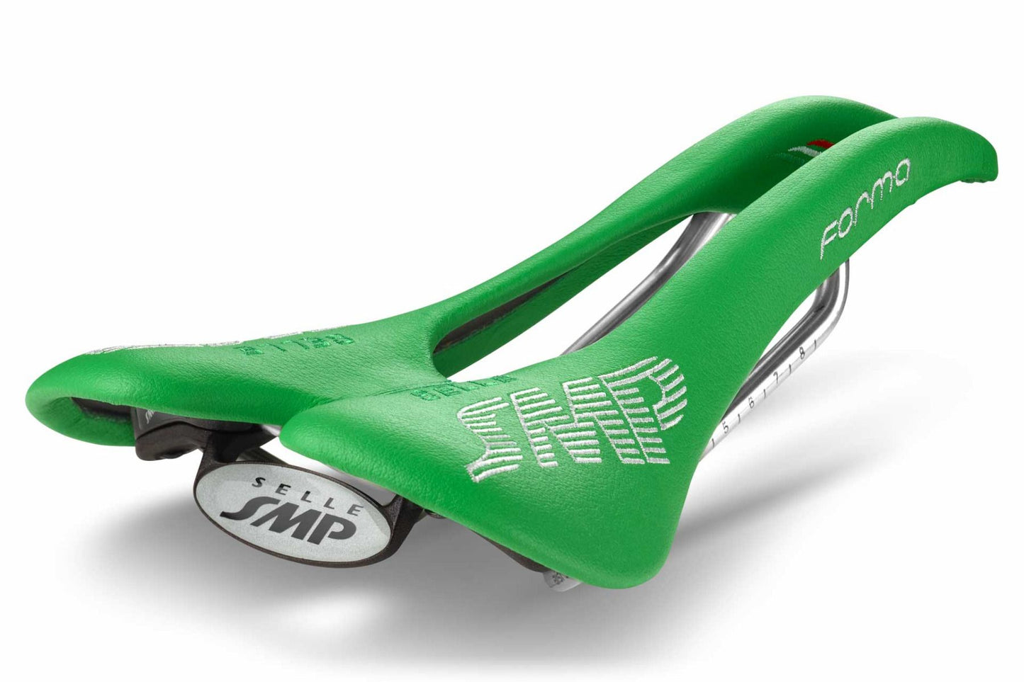 Selle SMP Forma Saddle with Steel Rails (Green)