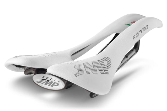 Selle SMP Forma Saddle with Carbon Rails (White)