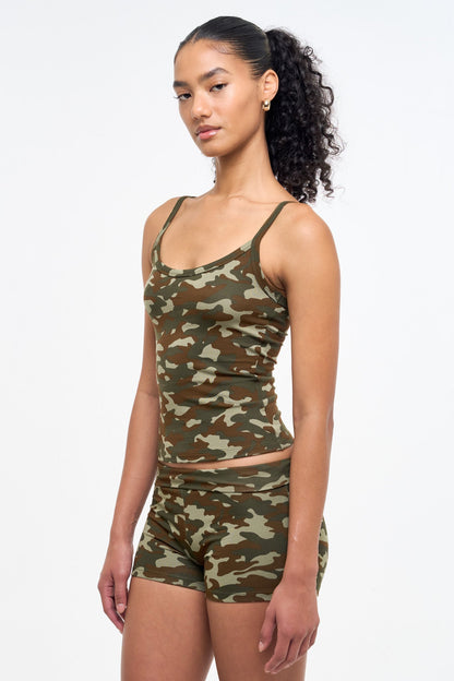 Camo Tank Top - Olive