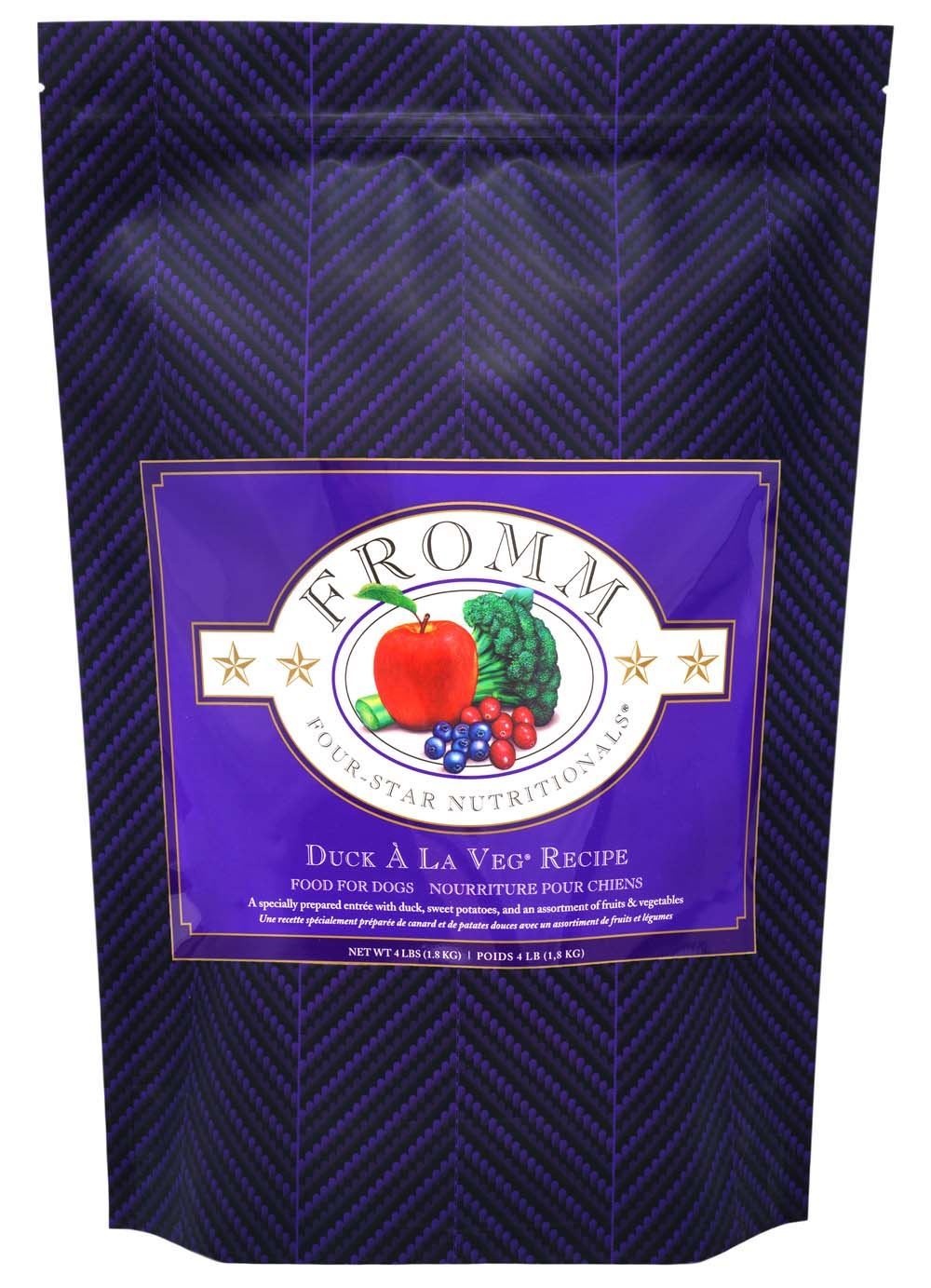 Fromm 4 Star All Life Stages Duck A La Veg Dry Dog Food