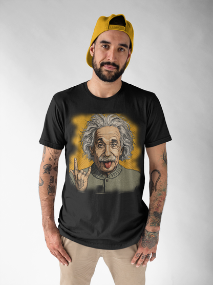 Rock On Einstein Graphic T-Shirt