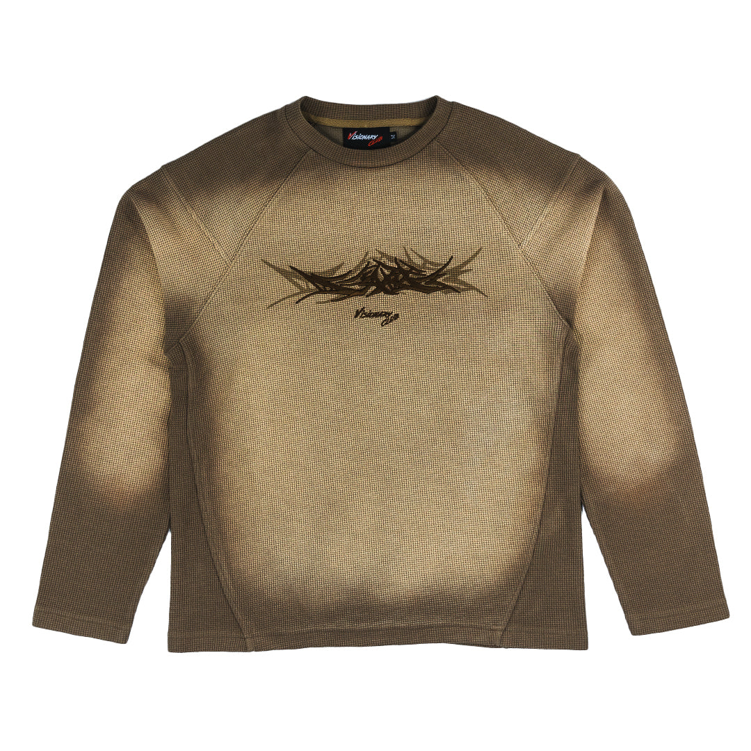X-RAY THERMAL KNIT ( HONEY BROWN )