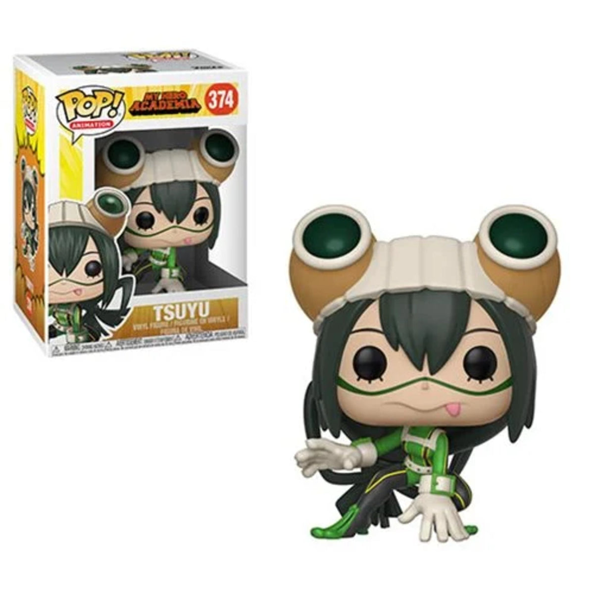 Funko Pop My Hero Academia: Tsuyu Asui 4-Inch Vinyl Figure #374