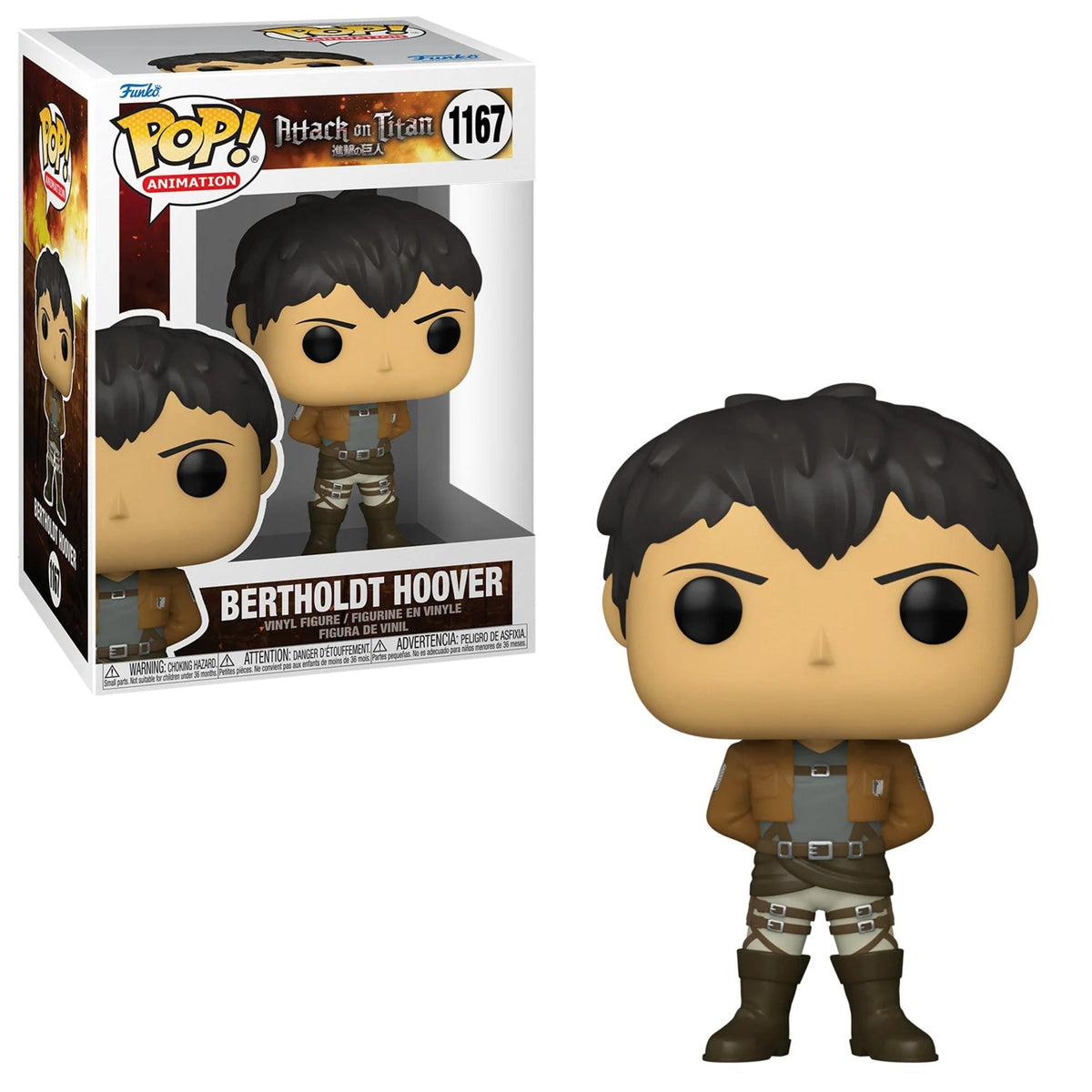 Funko Pop Attack on Titan: Bertholdt Hoover 4-Inch Vinyl Figure #1167