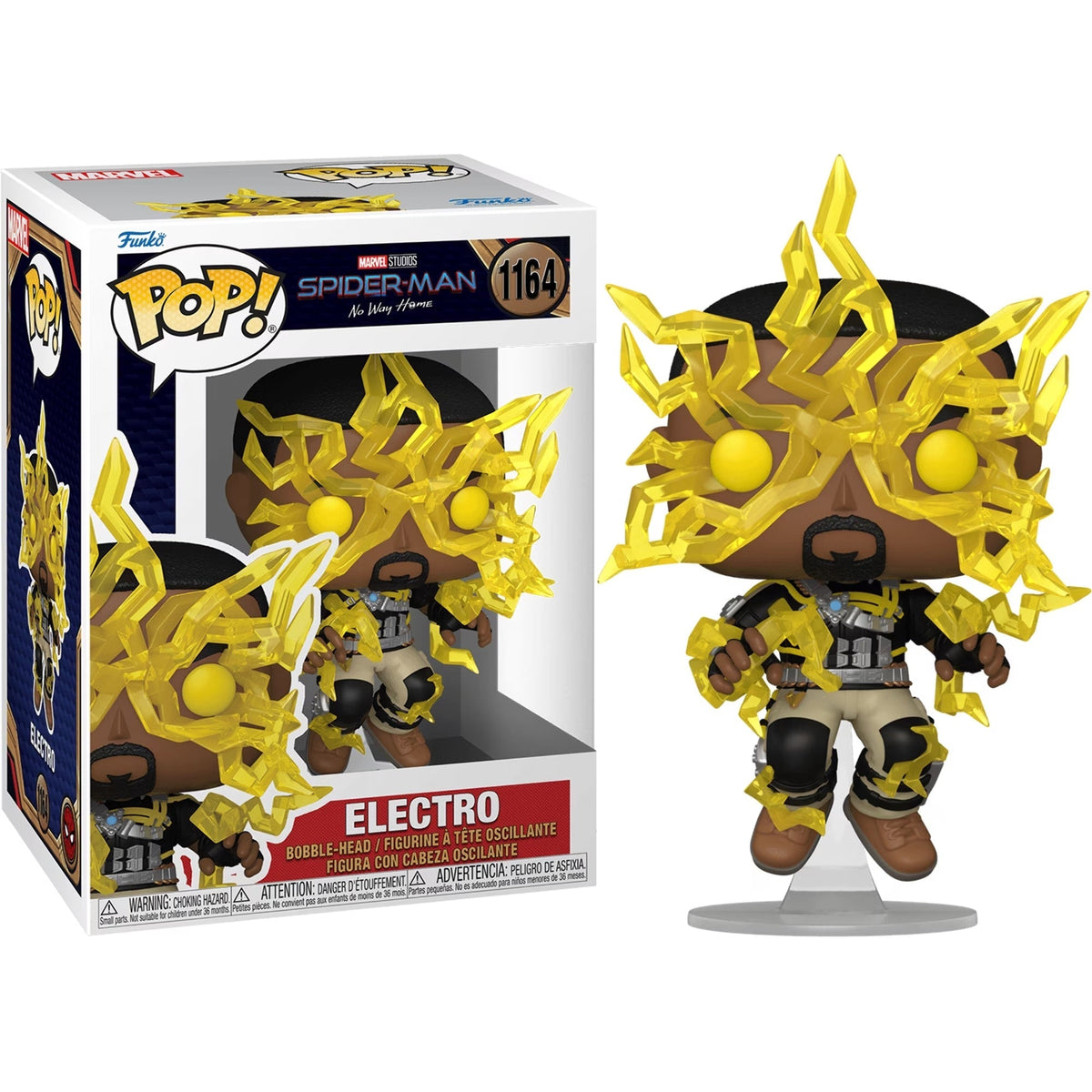 Funko Pop Marvel: Electro (Finale) 4-Inch Vinyl Figure #1164