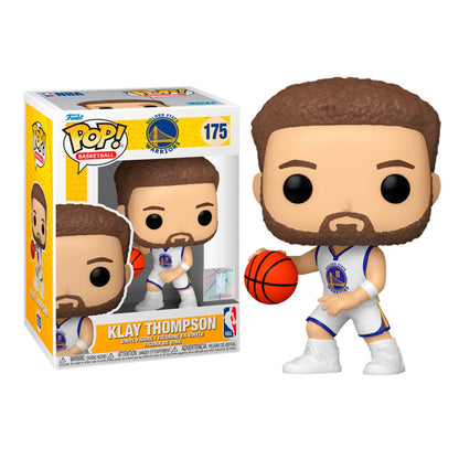 Funko Pop NBA Warriors: Klay Thompson (White Jersey) 4-Inch Vinyl Figure #175
