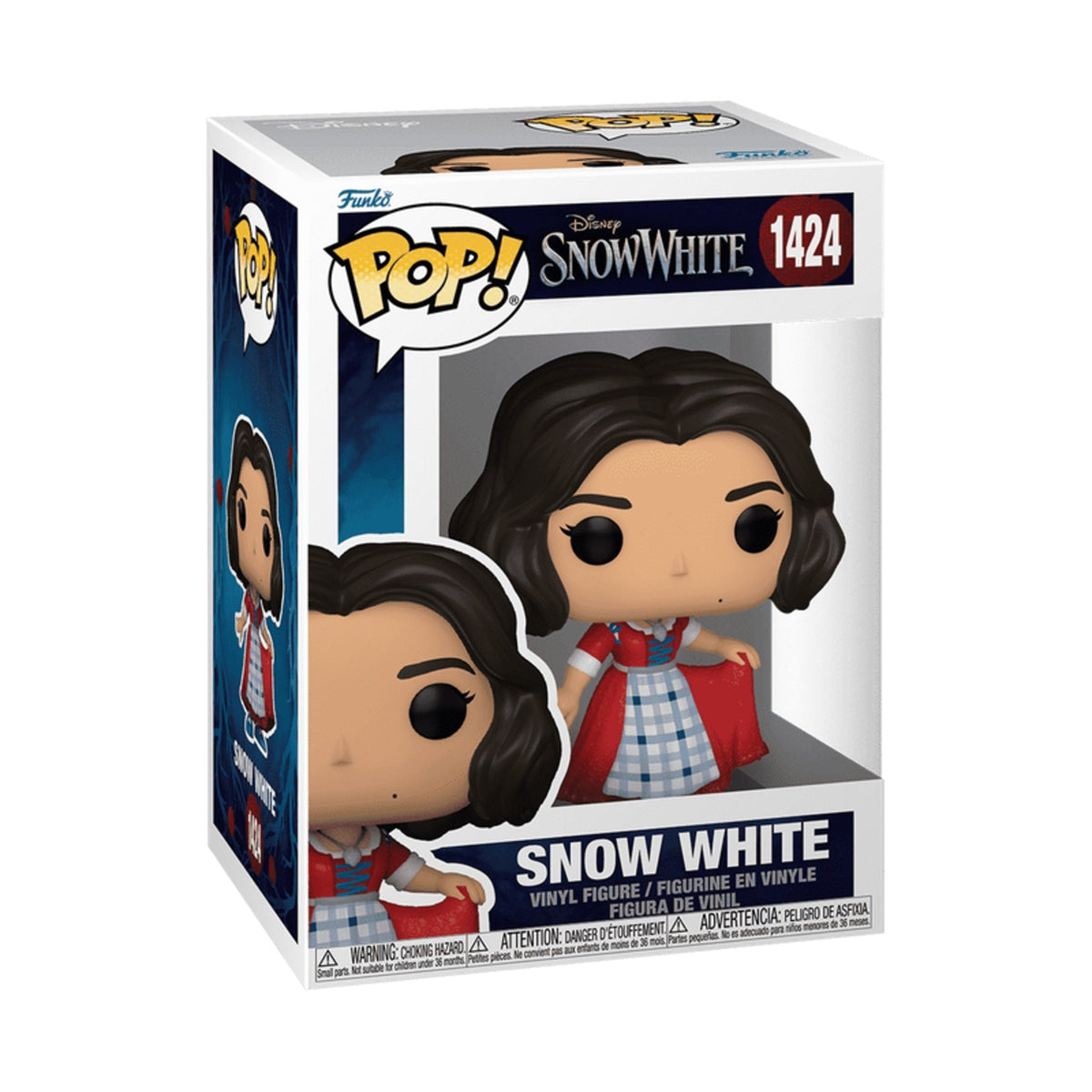 Funko Pop Disney Snow White: Snow White (Plaid Dress) 4-Inch Vinyl Figure #1424