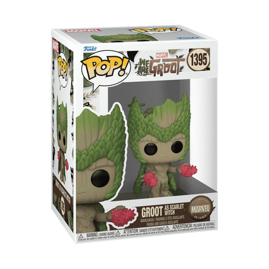 Funko Pop Marvel: Groot as Scarlet Witch 4-Inch Vinyl Figure #1395