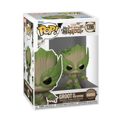 Funko Pop Marvel: Groot as Wolverine 4-Inch Vinyl Figure #1396