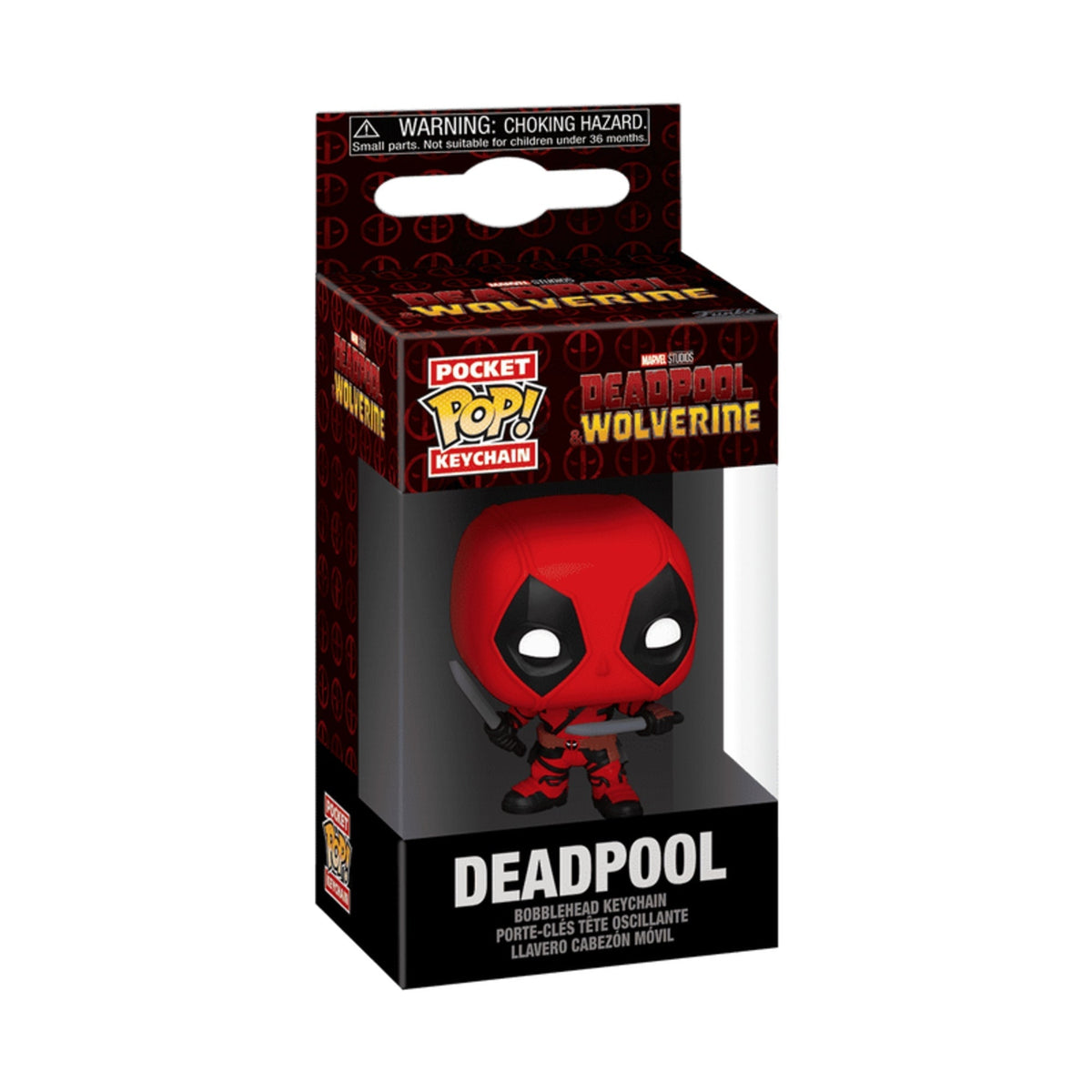 Funko Pop Marvel: Deadpool with Swords 1.5-Inch Vinyl Keychain