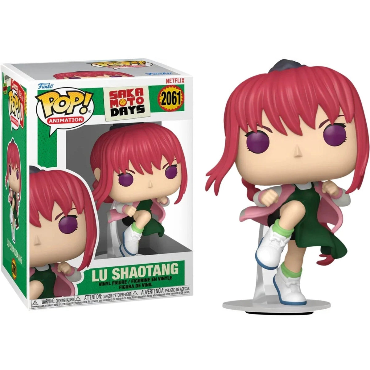 Funko Pop Sakamoto Days: Lu Shaotang 4-Inch Vinyl Figure #2061