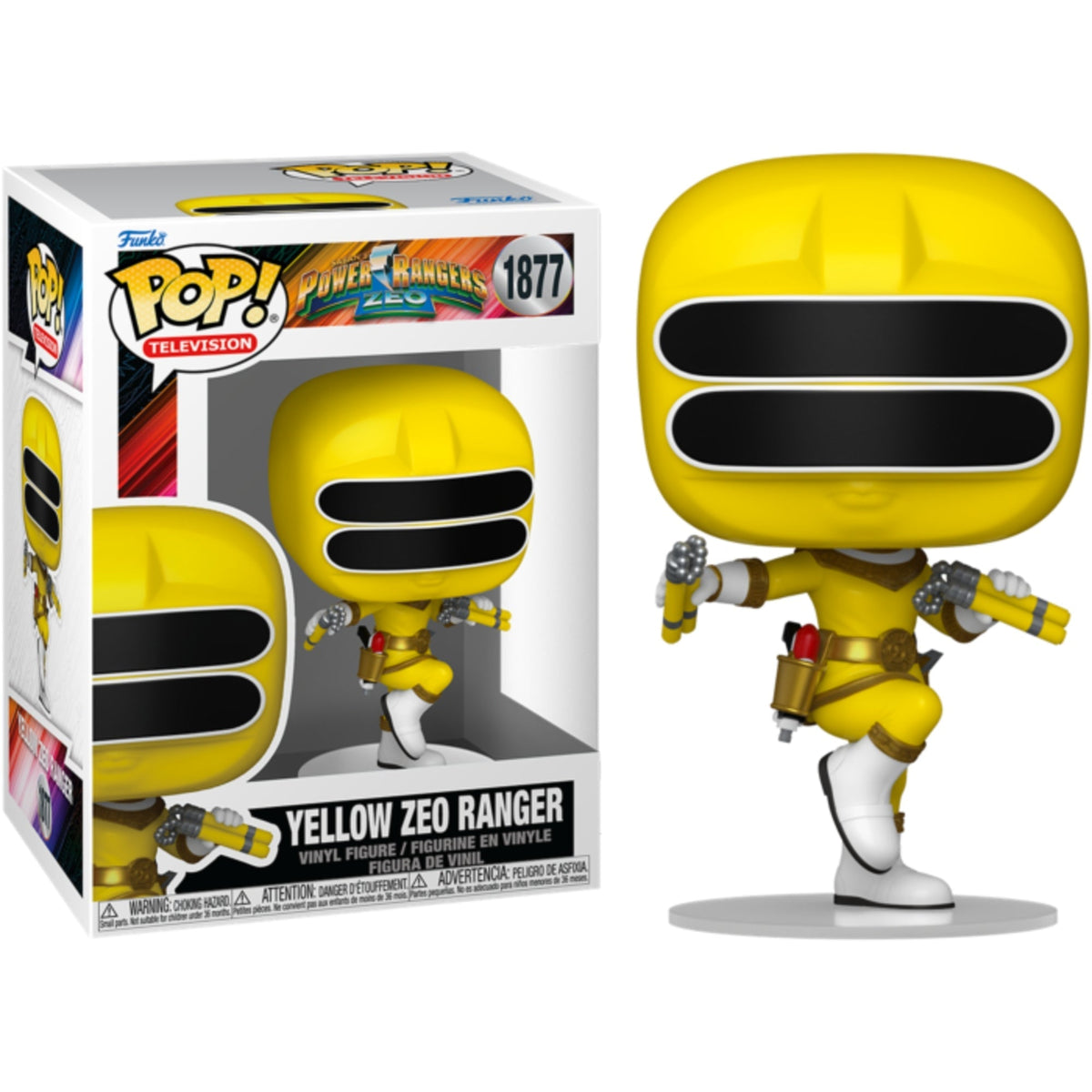 Funko Pop Power Rangers Zeo: Yellow Ranger 4-Inch Vinyl Figure #1877