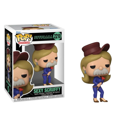 Funko Pop Futurama: Sexy Scruffy 4-Inch Vinyl Figure #2210