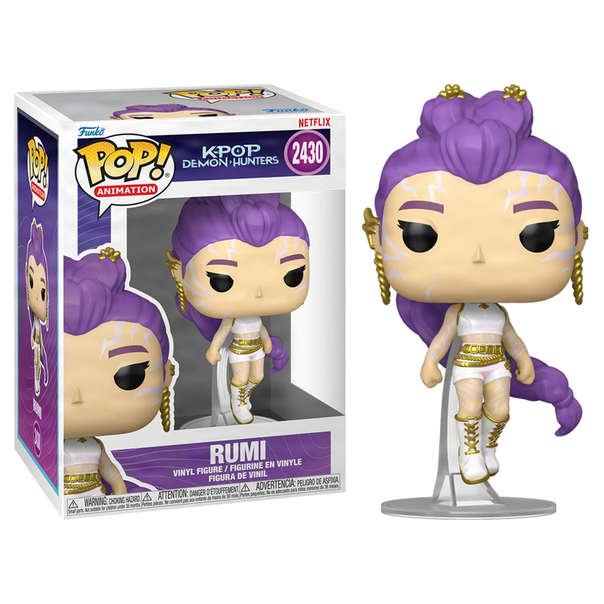 Funko Pop KPop Demon Hunters: Rumi (What It Sounds Like) 4-Inch Figure #2430