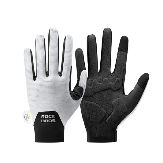 Full Finger Bike Gloves Breathable Touch screen with PORON® XRD Cushioning