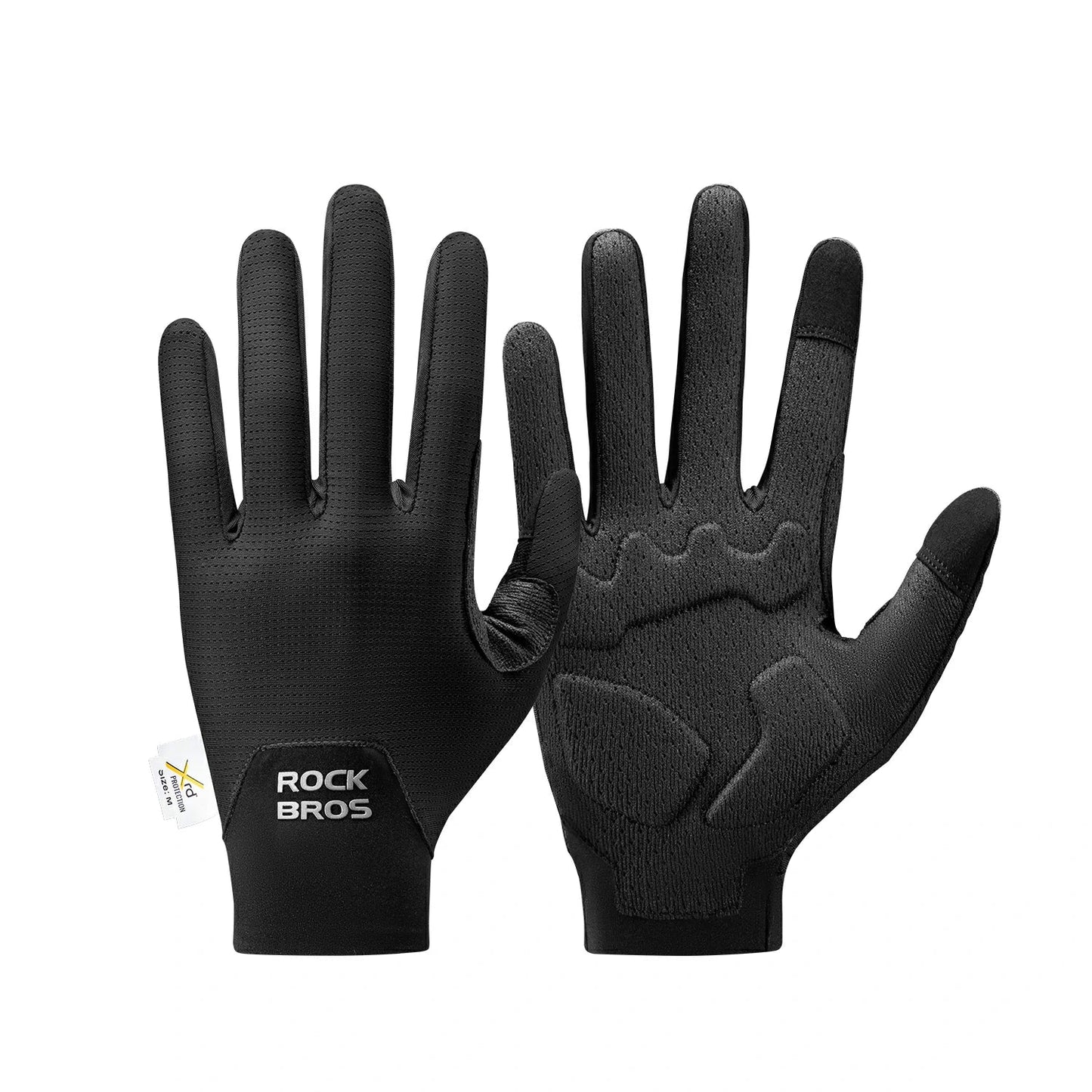Full Finger Bike Gloves Breathable Touch screen with PORON® XRD Cushioning