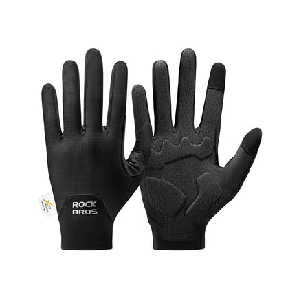 Full Finger Bike Gloves Breathable Touch screen with PORON® XRD Cushioning