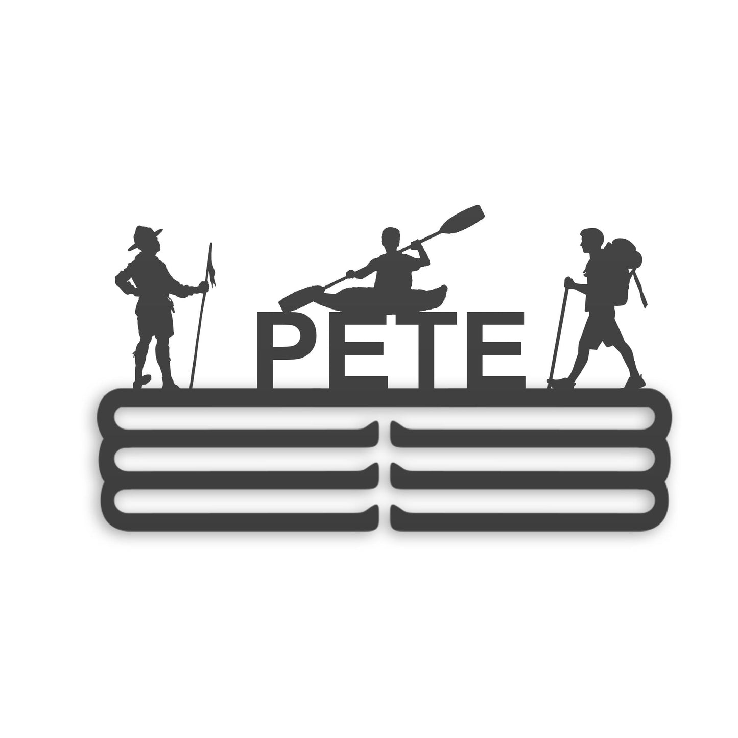 Fully Customized Medal Display Hanger - Single or Multi-Sport Rack