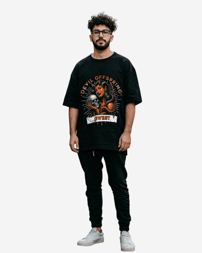 G West Devil Offspring Oversized Men's T-Shirt