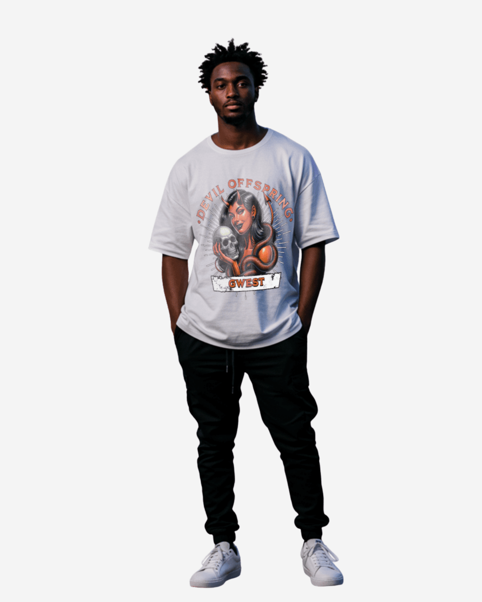 G West Skull & Swag Oversized Men's T-Shirt