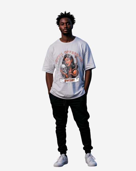 G West Skull & Swag Oversized Men's T-Shirt