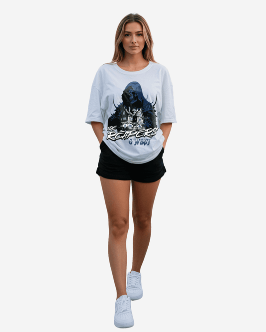 G West The Reaper's Oversized Women's T-Shirt