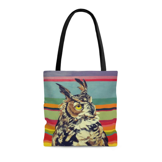 Rainbow Gaia Owl Tote Bag
