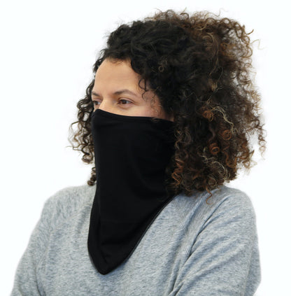 Spun Bamboo X-Large Unisex Multi-Purpose 2-Ply Reversible Neck Gaiter - Breathable, Silky Soft, Ultra Comfortable Ski Wear