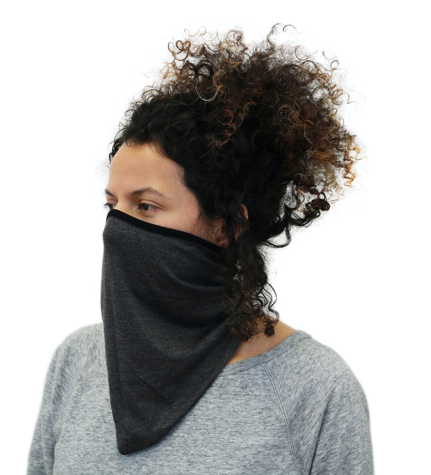 Spun Bamboo X-Large Unisex Multi-Purpose 2-Ply Reversible Neck Gaiter - Breathable, Silky Soft, Ultra Comfortable Ski Wear