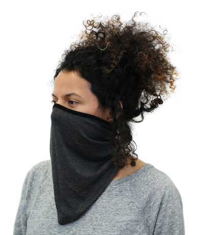 Spun Bamboo X-Large Unisex Multi-Purpose 2-Ply Reversible Neck Gaiter - Breathable, Silky Soft, Ultra Comfortable Ski Wear