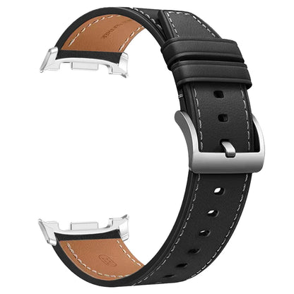Samsung Galaxy Watch8, 8 Classic & 9 Smooth Stitched Leather Band