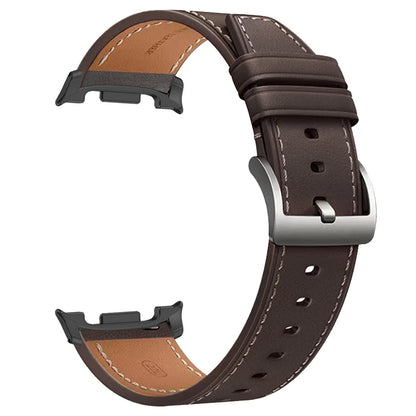 Samsung Galaxy Watch8, 8 Classic & 9 Smooth Stitched Leather Band