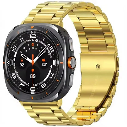 Samsung Galaxy Watch8, 8 Classic & 9 Three-Row Steel Link Band