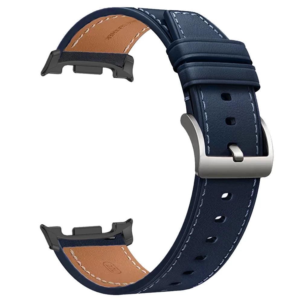 Samsung Galaxy Watch8, 8 Classic & 9 Smooth Stitched Leather Band