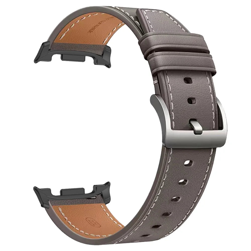Samsung Galaxy Watch8, 8 Classic & 9 Smooth Stitched Leather Band