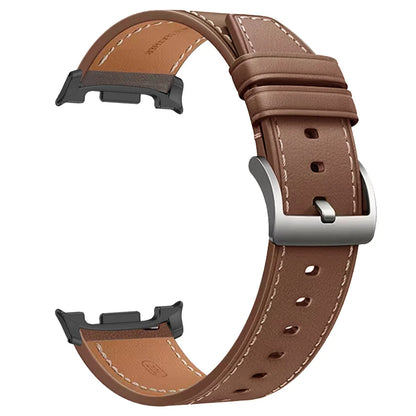 Samsung Galaxy Watch8, 8 Classic & 9 Smooth Stitched Leather Band