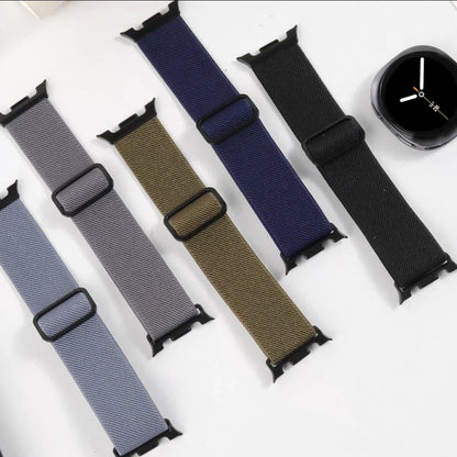 Samsung Galaxy Watch8, 8 Classic & 9 Stretch Nylon Loop, Slide Buckle